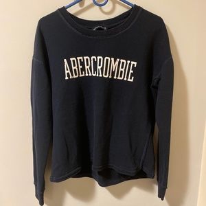 Abercrombie navy blue sweatshirt